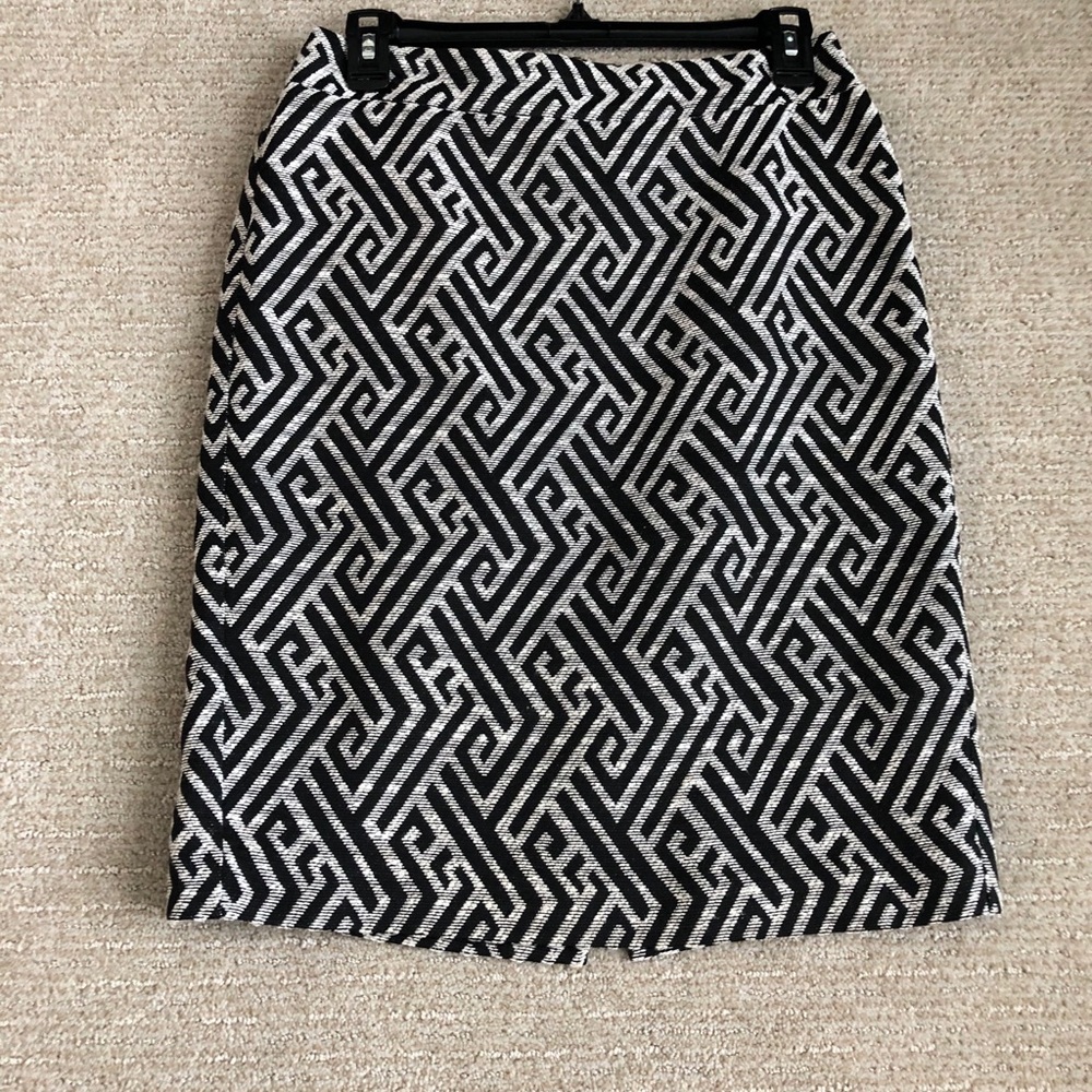 Black and white skirt